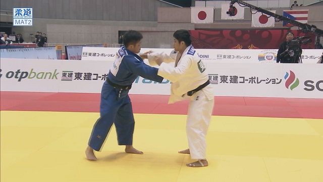 男子90kg級 決勝 長澤 憲大vs小林 悠輔