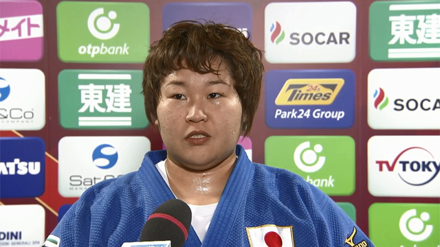 女子78kg超級 稲森奈見 インタビュー