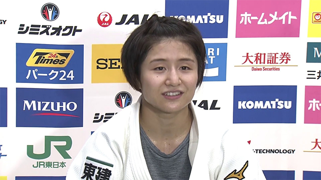 女子57kg級 芳田司 大会前日取材