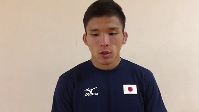 男子60kg級 大島優磨「この階級で自分の存在をアピールしたい」