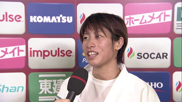 女子48kg 銅メダル 近藤亜美インタビュー