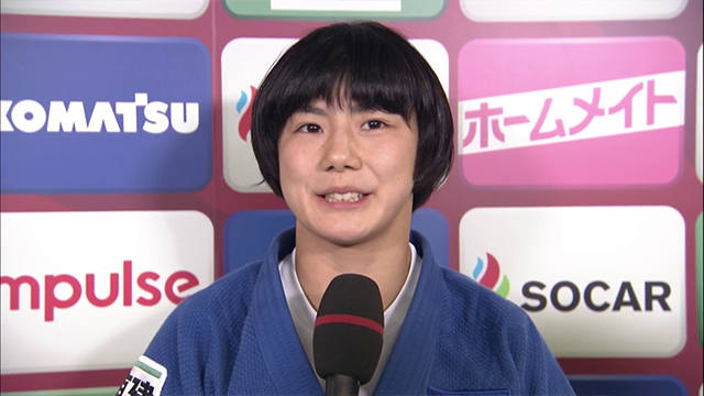 女子57kg 銅メダル 舟久保遥香インタビュー