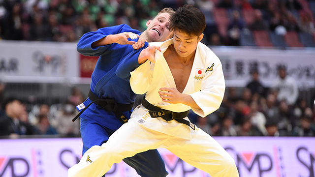 阿部一二三 一本勝ちで初戦突破