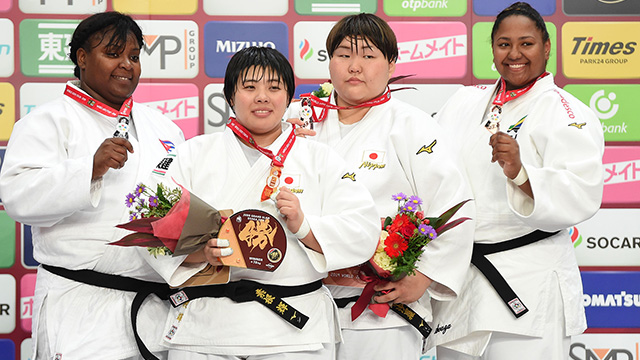 柔道グランドスラム大阪 - 柔道 女子最重量級で柔よく剛を制す 素根輝が掴んだ小さな体に大きな夢