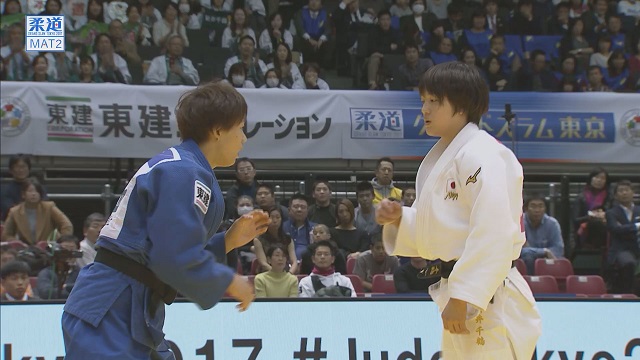 女子70kg級 決勝 新井千鶴vs大野 陽子