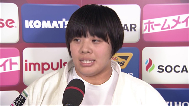 女子78kg超 銀メダル 素根輝インタビュー