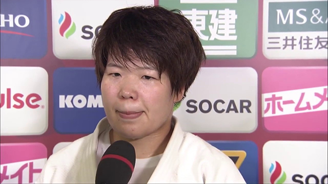 女子78kg級 銀メダル 梅木真美インタビュー