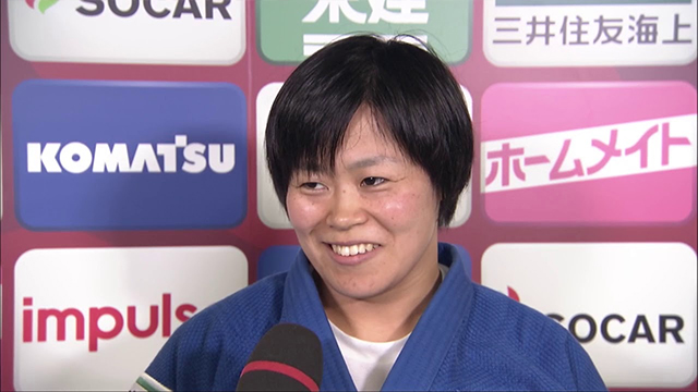 女子78kg級 銅メダル 濵田尚里インタビュー