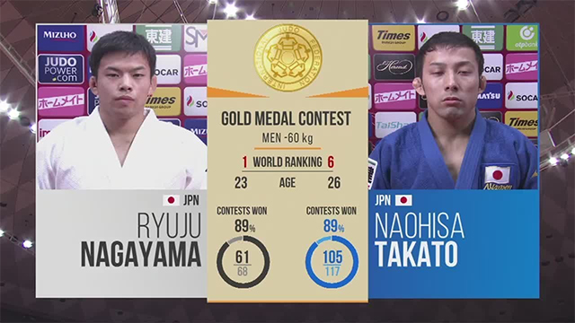 男子60kg級 決勝 永山 竜樹vs髙藤 直寿