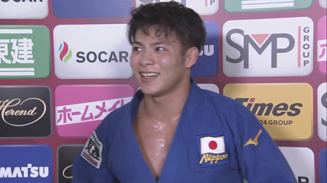 男子66kg級 阿部一二三 優勝インタビュー