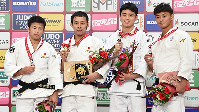 男子60kg級 表彰式