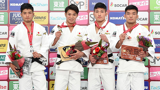 男子66kg級 表彰式