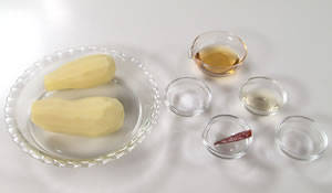 ジャガイモの甘酢炒め