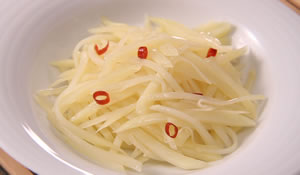 ジャガイモの甘酢炒め