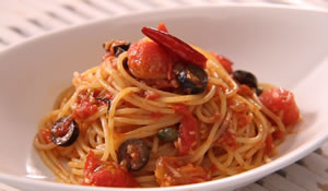 プチトマトのプッタネスカ