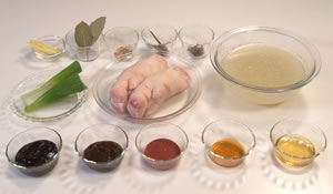 豚足の色々醤煮込み