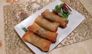 もずくの春巻き
