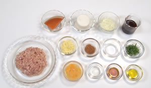 チーズイン鶏ハンバーグ