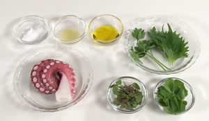  たこのハーブマリネ