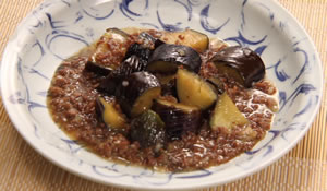 さっぱり和風麻婆ナス