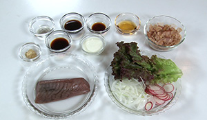 中華風カツオサラダ