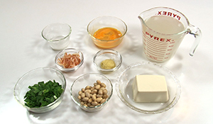 大豆と豆腐のスープ