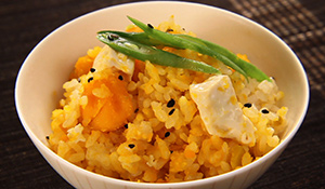 特製カボチャご飯