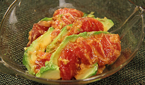 アボカドとマグロの味噌漬け