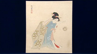 上村松園の色紙絵｜開運！なんでも鑑定団｜テレビ東京