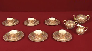 薩摩焼のティーセット