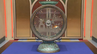 時計付き金魚鉢