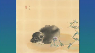 子犬の絵