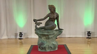 人魚のブロンズ像