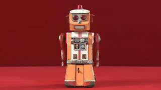 ブリキのロボット