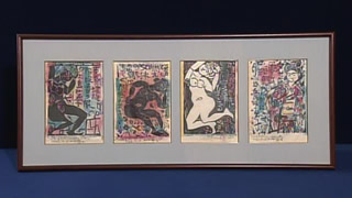 棟方志功の版画4点