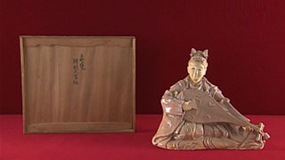 萩焼の弁天像