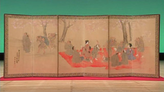 田中亭山の屏風