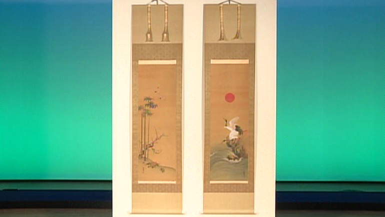 松村呉春の双幅