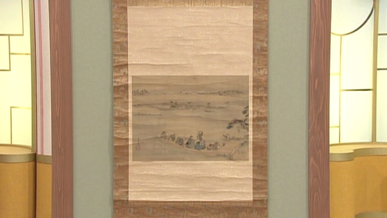 蹄斎北馬の肉筆画