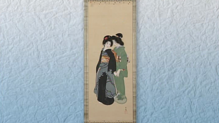 島成園 作 「姉妹」