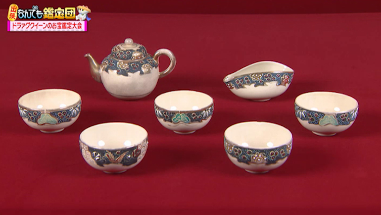 清水焼の煎茶器セット