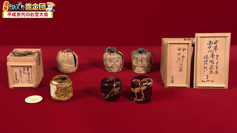 裏千家の茶入・棗・中次