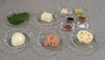 食欲不振解消!Wおろしハンバーグ 材料
