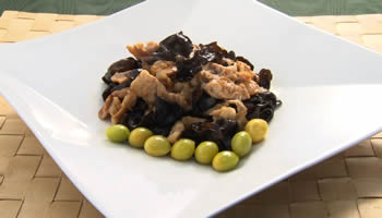 セキを止める！豚肉の変わり生姜焼き