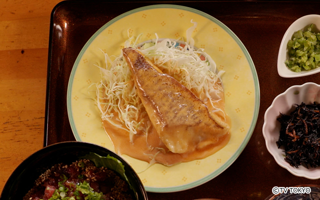  真鯛のソテー　オーロラソース