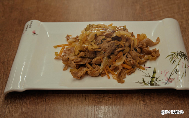  ラムショルダースライス発酵菜スパイシー炒め