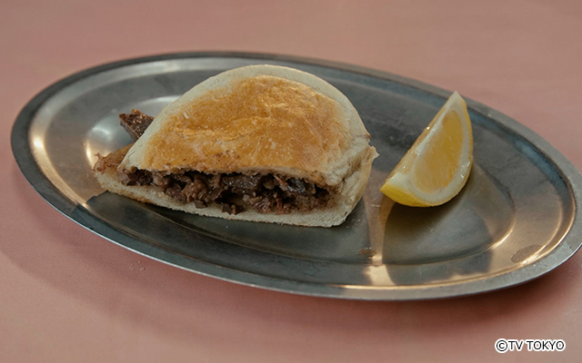  脾臓のパニーニ（ハーフ）