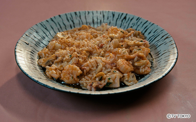  海の幸いっぱいのリゾット