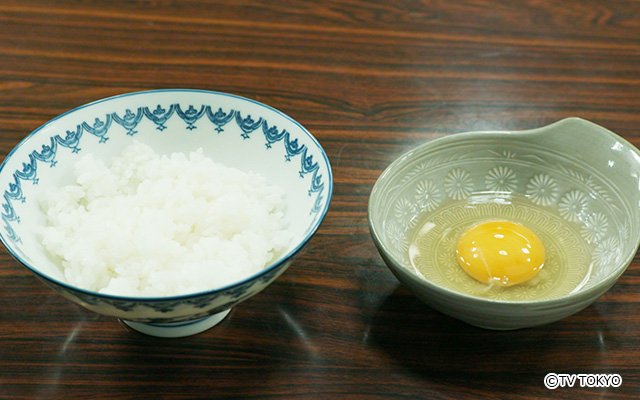  すき焼き〆ごはん（半ライス・生卵）