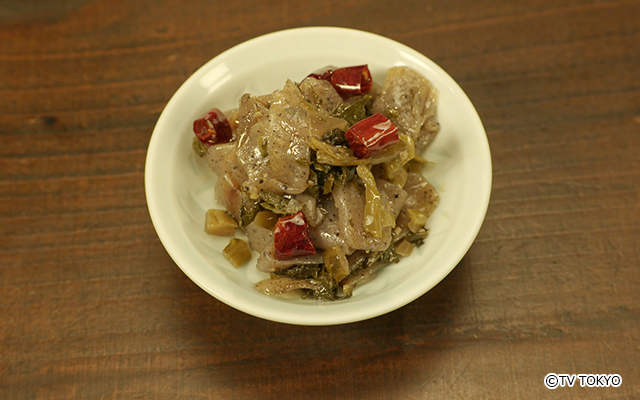  コンニャクの和え物